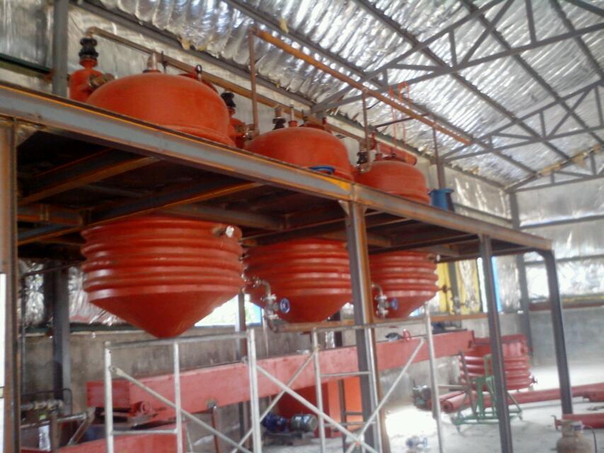 Yantai animal oil refining equipment installation site